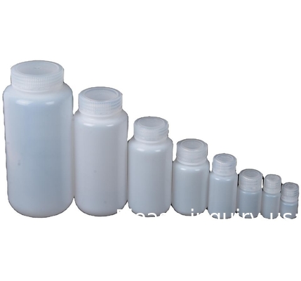 HDPE-plasticflessen met brede mond Lab-monsterflessen Laboratoriale reagensflessen Proefdichtingsflessen