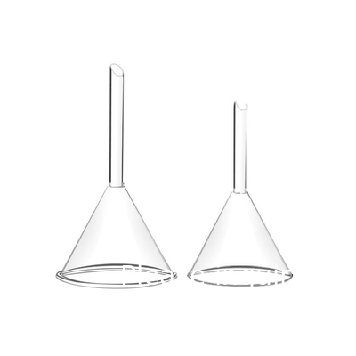 Glasfunnel Korte stam Borosilicaat glas laboratoriumfilterfunnel, 120 mm diameter en stamlengte