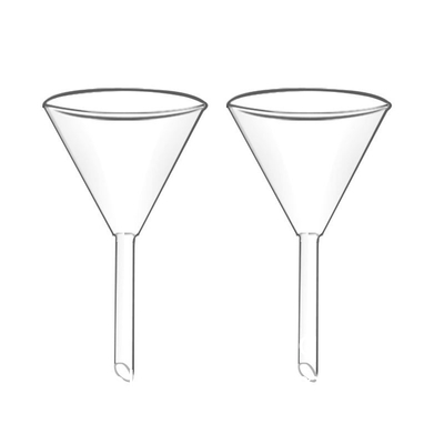 Glasfunnel Korte stam Borosilicaat glas laboratoriumfilterfunnel, 120 mm diameter en stamlengte