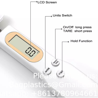 Weegschaal 500g 300g 0,1g Elektronisch Gram wegen Elektrisch LCD-scherm Digitaal Gewichtsmeten Digitaal Lepel Weegschaal