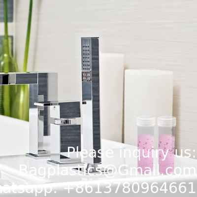 Plastic flacons met deksels Proefflessen Flacon Plastic flacons met deksels Plastic flacons voor kleine artikelen