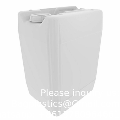 Containers voor het vervoer, opslag en afval; 20L (5 gallon), HDPE, 70mm cap, UN 3H1, 1/EA