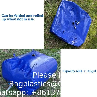 Watertank opvouwbare opslagcontainer zak blaas klep voor kamperen RV droogtebestendige brandbestrijding