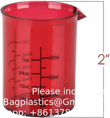 Chemie Glas Set, 4 Plastic Laboratory Glasses, Grappige Wetenschappelijke Geschenken, Cool Chemie Graduatie Gag Gift