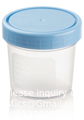 Voorraad Probeeltjesbekers met deksels-lekkestoorend deksel- hoge kwaliteit latexvrije polypropyleen plastic- niet-steriele- 25 4 oz