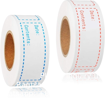 Afneembare voedselopslag zelfklevende sticker 1 x 3 inch koelkast vriezer opslag classificatie labels