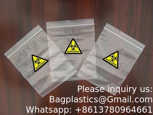Biogevaar veiligheidslabels 2 x 2 inch vierkanten kleefkleppen Hard hat stickers, bio-gevaar waarschuwingslabels voor laboratoria