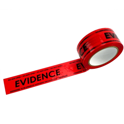 Crime Scene Rood Bewijsdoos Afdichtband Bewijsdoos Afdichtband Verpakt In Een Bewijszak