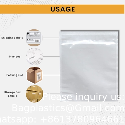 100 Pakket 7&quot;x10&quot; Verzendlabelmouwen - Verpakking Slip Envelope Tassen met zelfklevende peeling &amp; Seal
