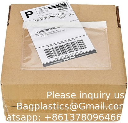 Product 7.5&quot; x 5.5&quot; helder kleefmiddel Verpakkingslijst / Verzendetiket Enveloppen (200 verpakkingen)