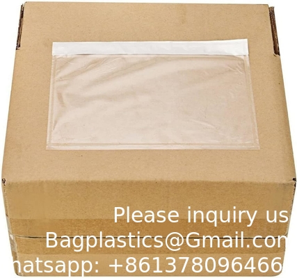 Product 7.5&quot; x 5.5&quot; helder kleefmiddel Verpakkingslijst / Verzendetiket Enveloppen (200 verpakkingen)