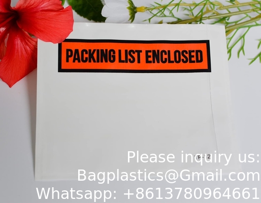 Product 7.5&quot; x 5.5&quot; helder kleefmiddel Verpakkingslijst / Verzendetiket Enveloppen (200 verpakkingen)