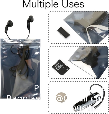 Anti-statische hervergrendelbare zakken, 5,9 x 7,9 inch Plastic Static Free Bag voor moederbord SSD HDD Computer Electronic