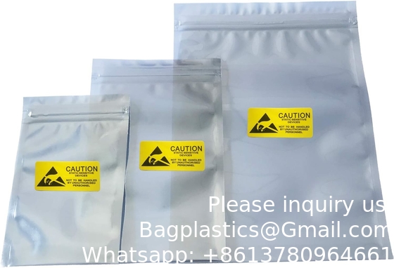 Anti-statische hervergrendelbare zakken, 5,9 x 7,9 inch Plastic Static Free Bag voor moederbord SSD HDD Computer Electronic