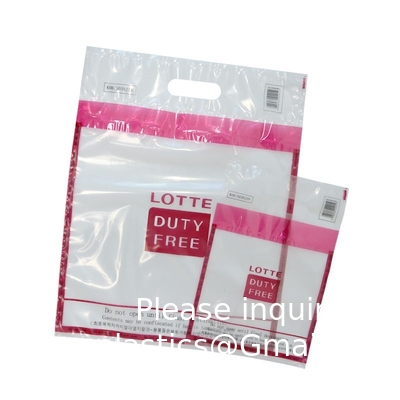 Gepaste logo Grootte ICAO Vervaardiger Tamper Proof Bewijszakken Beveiliging Verzegeld Winkelen Steb Duty Free