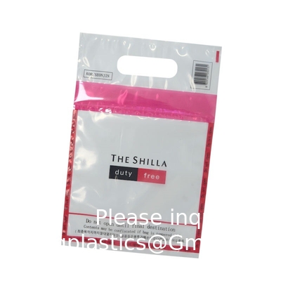 Gepaste logo Grootte ICAO Vervaardiger Tamper Proof Bewijszakken Beveiliging Verzegeld Winkelen Steb Duty Free