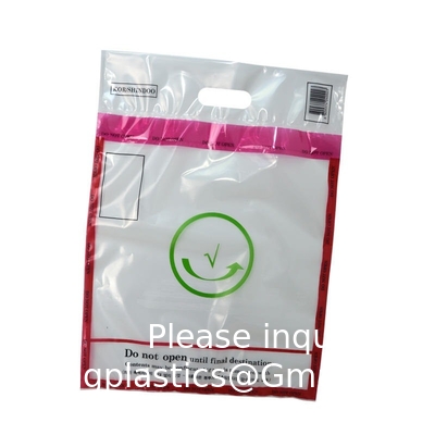 Gepaste logo Grootte ICAO Vervaardiger Tamper Proof Bewijszakken Beveiliging Verzegeld Winkelen Steb Duty Free