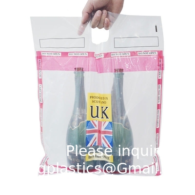 Gepaste logo Grootte ICAO Vervaardiger Tamper Proof Bewijszakken Beveiliging Verzegeld Winkelen Steb Duty Free