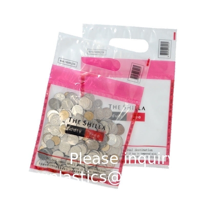 Gepaste logo Grootte ICAO Vervaardiger Tamper Proof Bewijszakken Beveiliging Verzegeld Winkelen Steb Duty Free
