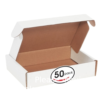 Kraft-gegolfde gegolfde kartonnen brievenbussen, 10&quot; x 4&quot; x 4&quot;, verpakking van 50, breekbestendig, voor verzending, verzending