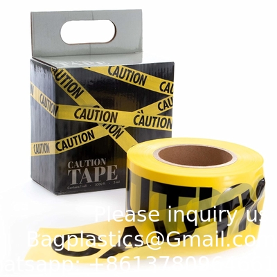 Voorzichtigheid, politie of bio-gevaar High Visibility Tape. Halloween Decor Tape voor spookhuizen.