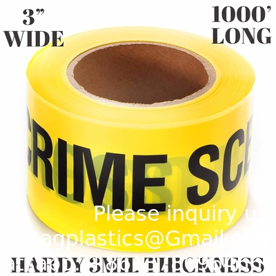 Voorzichtigheid, politie of bio-gevaar High Visibility Tape. Halloween Decor Tape voor spookhuizen.
