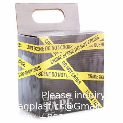 Voorzichtigheid, politie of bio-gevaar High Visibility Tape. Halloween Decor Tape voor spookhuizen.