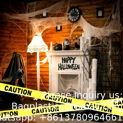 Biohazard High Visibility Tape Halloween Decoratie Tape voor spookhuizen, Yard Décor, feesten.
