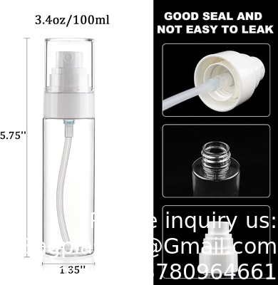 Sprayfles Plastic sprayfles 3.4 oz/100 ml 2pack make-up setting sprayer TSA goedgekeurd lege cosmetica hervulbaar
