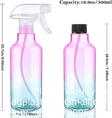 Kleurrijke plastic spuitfles voor haar Premium lekvrije reisflessen UV-bescherming BPA-vrij Multi-purpose