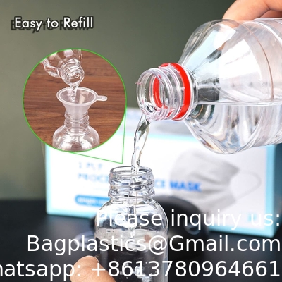 Kleurrijke plastic spuitfles voor haar Premium lekvrije reisflessen UV-bescherming BPA-vrij Multi-purpose