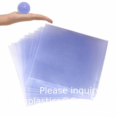 Verkrimpingszakken, 4 x 4 inch, PVC-warmteverkrimpingszak voor handgemaakte zepen badbommen, kunsthandwerk en doe-het-zelf-handwerk