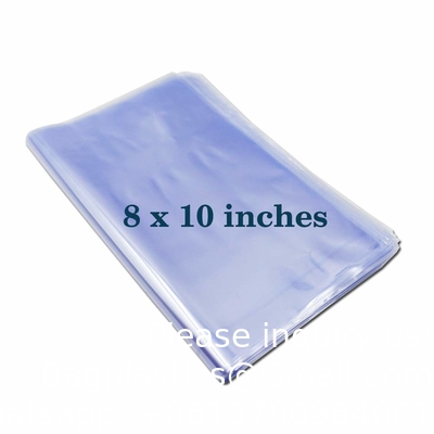 Verkrimpingszakken, warmteverkrimpingszakken PVC-materiaal 100 verpakkingen 8 x 10 inch zakken voor badbommen, zeepstokjes