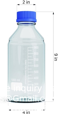 1000 ml opslagglasflessen Ronde mediaopslagflessen