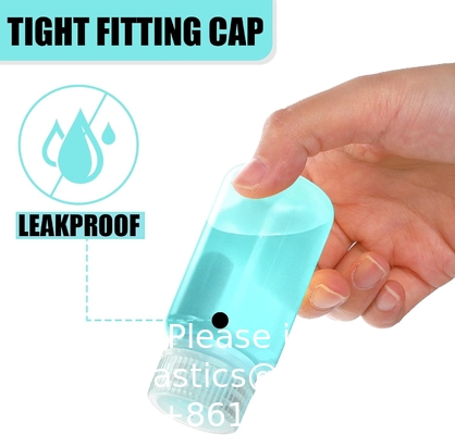 Laboratoriumkwaliteit Polypropyleen reageerfles met brede mond, 2 oz plastic lege fles met dop
