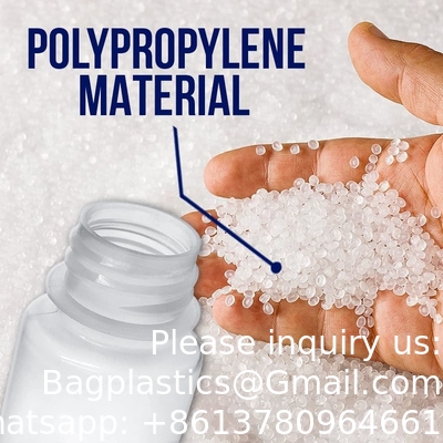 Laboratoriumkwaliteit Polypropyleen reageerfles met brede mond, 2 oz plastic lege fles met dop