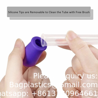 Pipetten Droppers Silicone 5 ml Clear Medicine Eye Dropper voor kinderen met gloeilamp Tip &amp; Borstel voor Candy Mold, Gummy