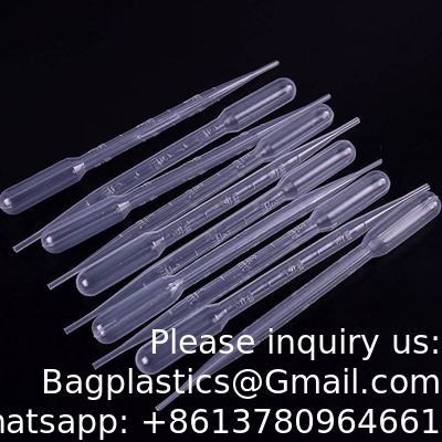 Eenmalige plastic overdrachtspipetten, heldere dropper voor essentiële oliën, wateronderzoek, laboratorium, doe-het-zelf kunst