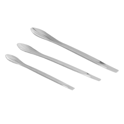 Spatula van roestvrij staal laboratorium micro scoop reagens laboratorium mengspatula 22 cm lange bemonsteringslepel