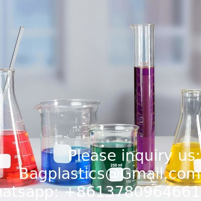Glass Graduated Cylinder Set 10ml 25ml 50ml 100ml, dik glasbeker set 50ml 100ml 250ml met 2 druppers