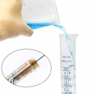 Plastic gegradueerde cilinders en bekers 5 pipetten, 10 ml 25 ml 50 ml 100 ml cilinders, 50 ml 100 ml 250 ml 500 ml 1000 ml