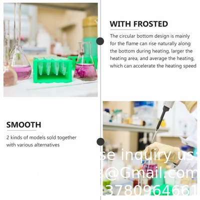 Plastic Flask Flat bottom Boiling Flask Glass Flask Round-bottom Flask Narrow mouth Flask Voor laboratorium wetenschappelijke klas