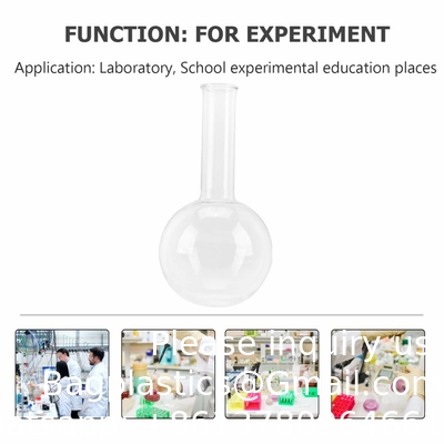 Plastic Flask Flat bottom Boiling Flask Glass Flask Round-bottom Flask Narrow mouth Flask Voor laboratorium wetenschappelijke klas