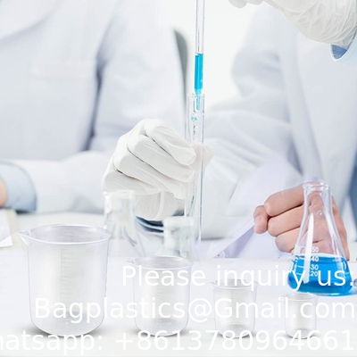 Plastic bekerset, heldere maatbekers met maatverdeling in 25 ml/50 ml/100 ml/150 ml/250 ml/500 ml/1000 ml
