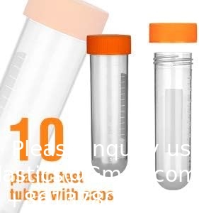 SCIENCE LAB Primary Science Jumbo-testbuizen met stand, set van 10 buizen, laboratoriumkunststof, laboratoriumbuis voor testen