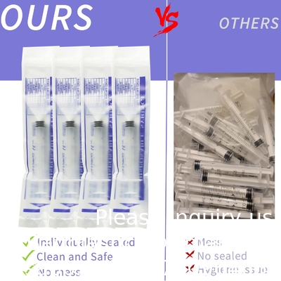 10 ml spuitjes 100 verpakkingen Plastic kleine spuit met puntdop, meetspuit, orale spuit Wetenschappelijke laboratoria, voeding