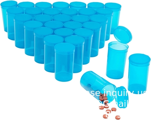 250 Pakket lege pillenflessen met doppen, Plastic 13 Dram medicijnflacons voor geneesmiddelen op recept, supplementen
