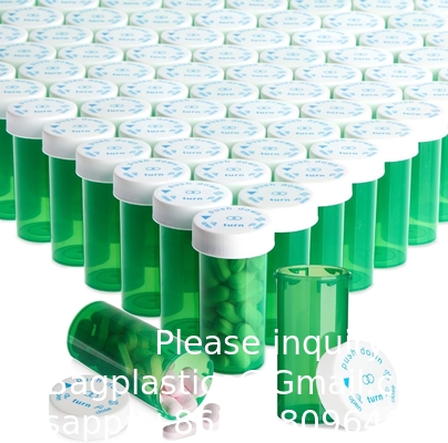 250 Pakket lege pillenflessen met doppen, Plastic 13 Dram medicijnflacons voor geneesmiddelen op recept, supplementen