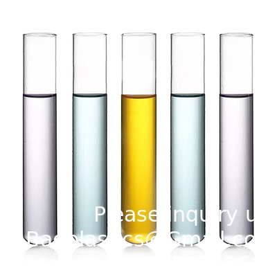 Testbuizen, 50 ml - Borosilicaat 3,3 glas - 1,2 mm dikke wanden, kraalrand - superieure warmte- en chemische duurzaamheid