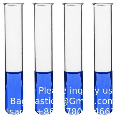 Testbuizen, 50 ml - Borosilicaat 3,3 glas - 1,2 mm dikke wanden, kraalrand - superieure warmte- en chemische duurzaamheid